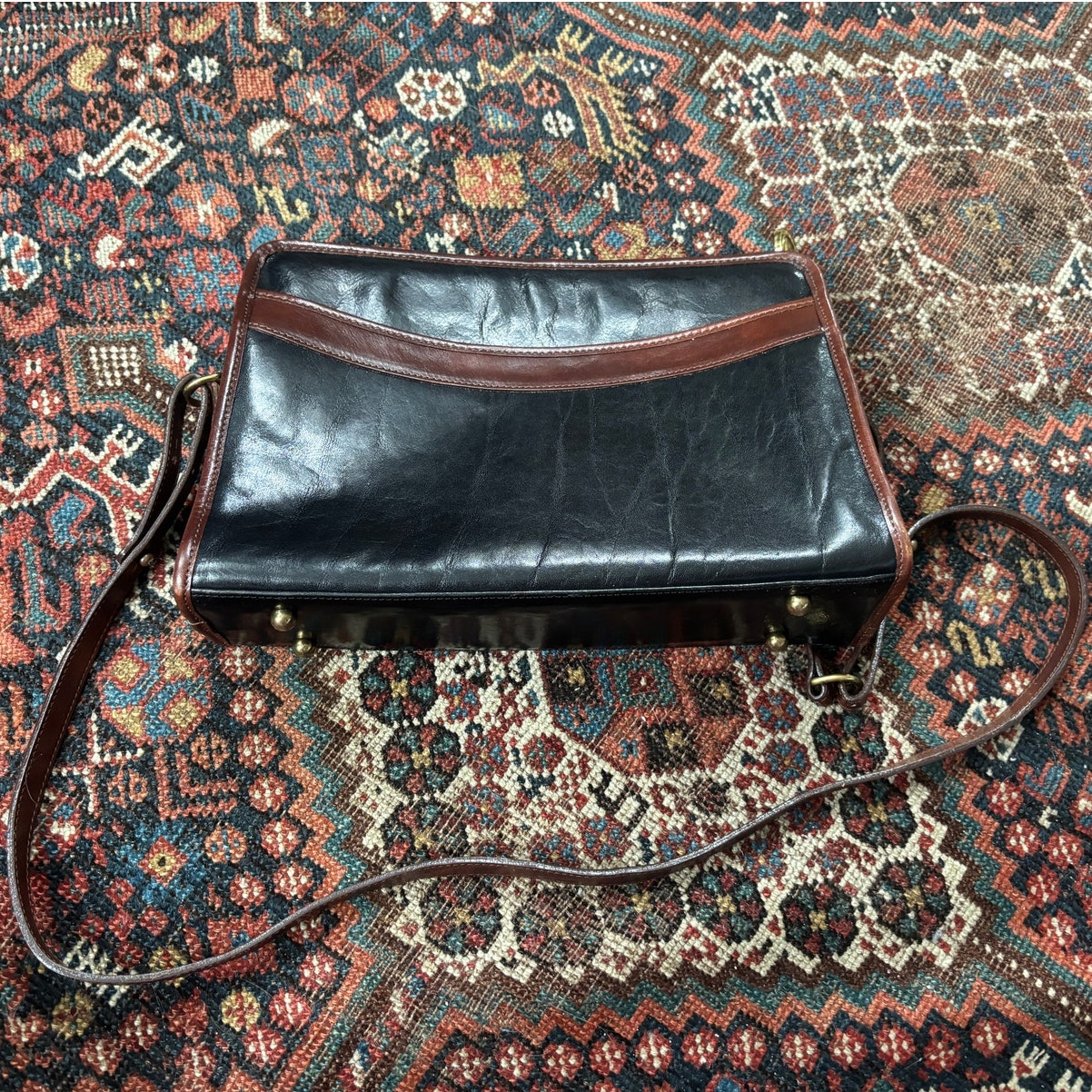 Vintage Brahmin Leather Shoulder Bag